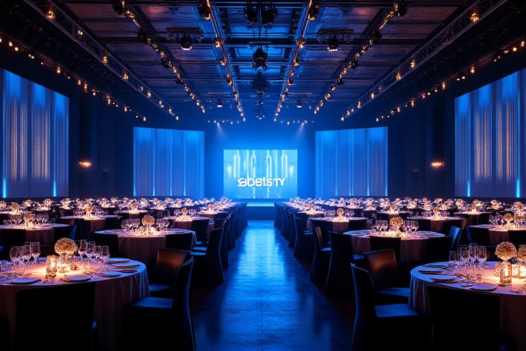 웅장하게 열린 대기업 창립 기념 행사